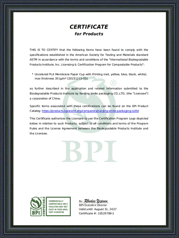 Certificado BPI