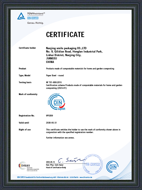 Certificado DIN