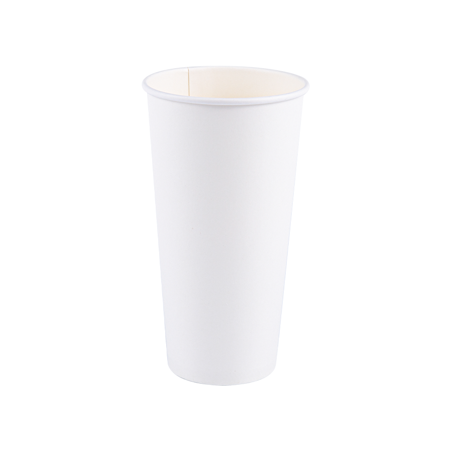 16 oz (500 ml) vaso biodegradable de papel PLA de pared simple